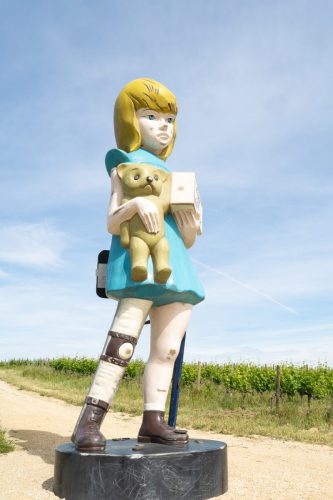 Chateau la Coste, Frankreich, Skulpur von Damian Hirst