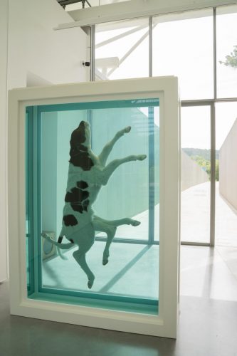 Chateau la Coste, Frankreich, Skulpur von Damian Hirst