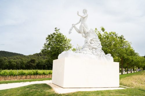 Chateau la Coste, Frankreich, Skulpur von Damian Hirst