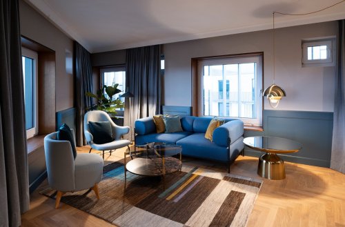 Artroom im Hotel Villa Viva, von Jan Delay im 60s Vintage Style gestaltet