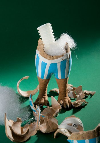 Zerstörtes Hundespielzeug